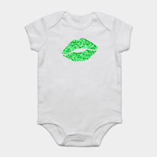 Irish Girl Kiss Saint Patricks Day Celebration Baby Bodysuit